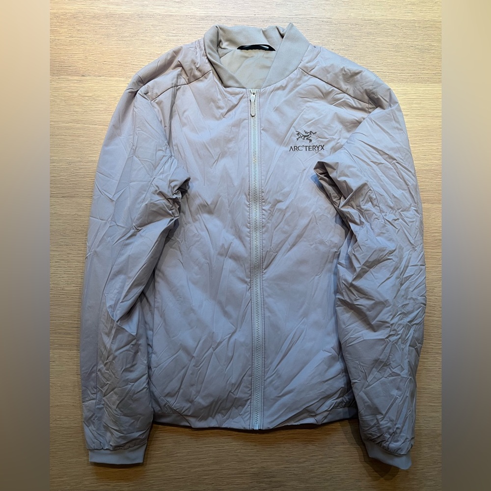 Arc’teryx Bomber Jacket light grey womens small